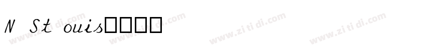 NHL St Louis字体转换